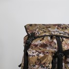 Рюкзак туристический, 55 л, с расширением, отдел на шнурке, наружный карман, цвет камуфляж - Фото 4