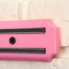 Держатель для ножей магнитный, 33 см, цвет розовый - фото 4245342