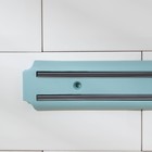 Держатель для ножей магнитный Доляна «Цветная линия», 33 см, цвет голубой - фото 4245346