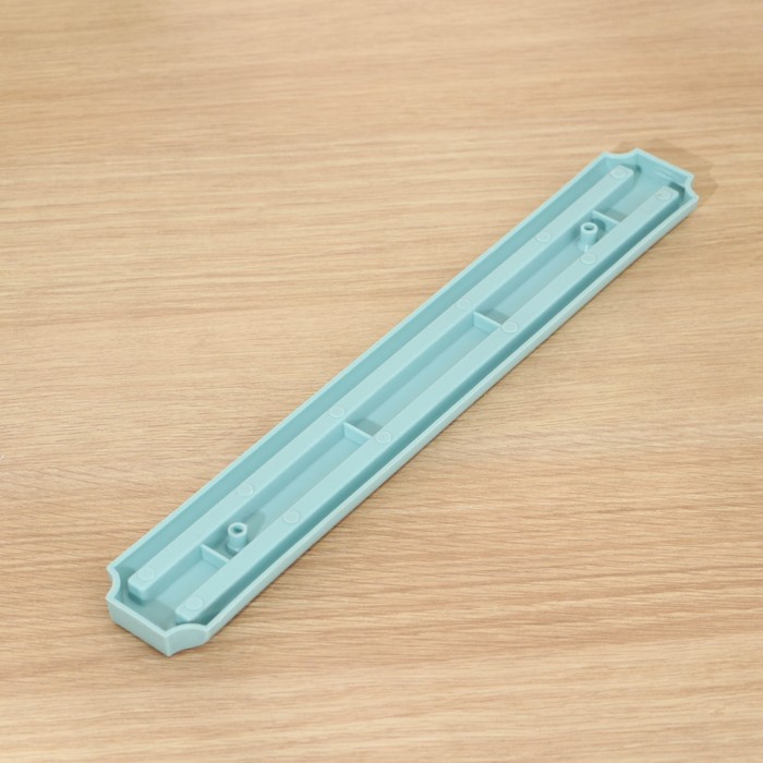 Держатель для ножей магнитный Доляна «Цветная линия», 33 см, цвет голубой - фото 1906930129