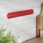 Держатель для ножей магнитный Доляна «Цветная линия», 33 см, цвет красный - Фото 2