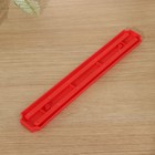 Держатель для ножей магнитный Доляна «Цветная линия», 33 см, цвет красный - Фото 4