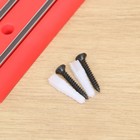 Держатель для ножей магнитный Доляна «Цветная линия», 33 см, цвет красный - Фото 7