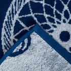 Полотенце махровое "Этель" Ловец, цвет сапфир, снов 50х90 см, 100% хл, 420 г/м² - Фото 3