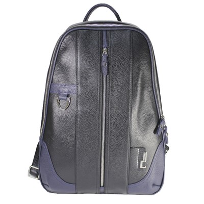 Рюкзак, размер 42х34(24)х10 см, цвет чёрный/синий флотер