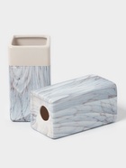 Набор аксессуаров для ванной комнаты «Мрамор», 4 предмета, дозатор, мыльница, 2 стакана - Фото 4