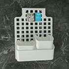 Корзина для хранения подвесная с контейнерами, 29×9,5×38 см, цвет белый - Фото 7