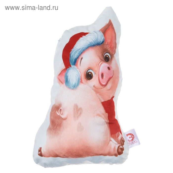 Подушка "Этель" С Новым годом 46х30 см, велюр, 100% п/э - Фото 1