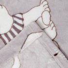 Халат женский KAFTAN "White bear" белый, р-р 40-42, 100% п/э, велсофт - Фото 4