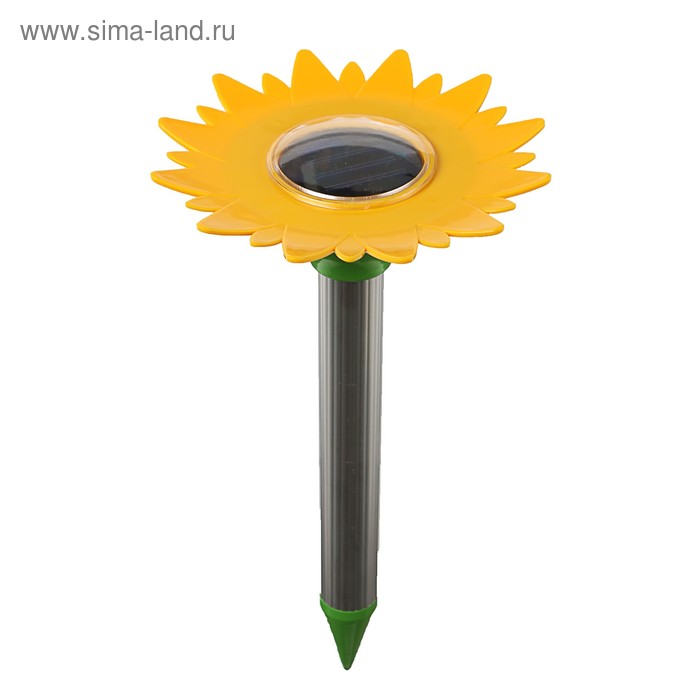 Отпугиватель кротов REP-4S, от солнечной батареи, 300 мАч, 400-600 м3, жёлтый - Фото 1