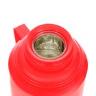 Термос со стеклянной колбой "Классик" с 1 кружкой и 1 чашкой,  1 л, 13 х 29 см, красный - Фото 3