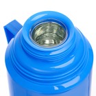 Термос со стеклянной колбой "Классик" с 1 кружкой и 1 чашкой,  1 л, 13 х 29 см, синий - Фото 3