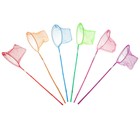 Сачок детский, бамбуковая ручка в горох 60 см, d=25 см, цвета МИКС - Фото 4