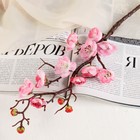 Цветы искусственные "Ветка сакуры" 3х60 см, розовый - фото 319857295