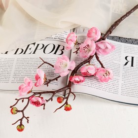 Цветы искусственные "Ветка сакуры" 3х60 см, розовый