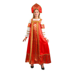 Русский народный костюм "Любавушка", платье, кокошник, атлас, р-р 46, рост 170 см - Фото 3