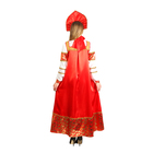 Русский народный костюм "Любавушка", платье, кокошник, атлас, р-р 46, рост 170 см - Фото 5