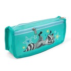 Пенал школьный, текстиль, 2 отделения, 8×21×4 см «Енотик» - Фото 3