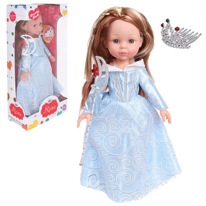 Кукла "Принцесса-1" в бальном платье с аксессуарами, МИКС, 32 см - Фото 1