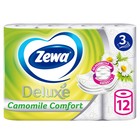 Туалетная бумага Zewa Deluxe Camomile Comfort, 3 слоя, 12 шт. - фото 320878412