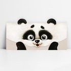 Конверт для денег формовой «Весёлая панда», 17,5 х 9 см - Фото 2