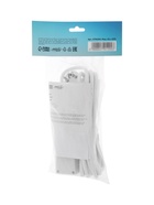 Удлинитель Luazon Lighting, 3 розетки, 5 м, 10 А, 3500 Вт, 3×1.5 мм2, с заземлением, с выключателем, белый - Фото 7