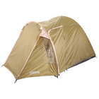 Палатка туристическая SKAUN 4-х местная, цвет коричневый - Фото 1