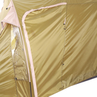Палатка туристическая SKAUN 4-х местная, цвет коричневый - Фото 8