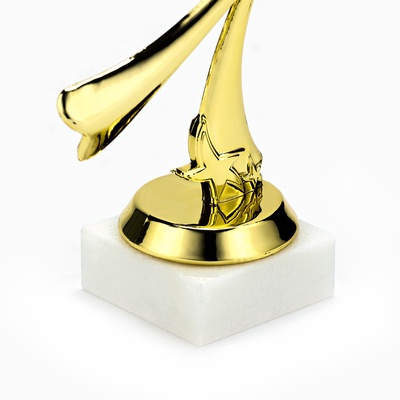 Кубок, наградная фигура «Танцор», подставка камень, 18×8×5 см