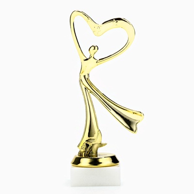 Кубок, наградная фигура «Танцор», подставка камень, 18×8×5 см