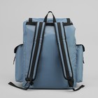 Рюкзак туристический, 78 л, отдел на шнурке, 3 наружных кармана, цвет серый - Фото 3