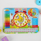 Развивающая игра «Часы - календарь», из дерева - Фото 2