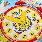 Развивающая игра «Часы - календарь», из дерева - Фото 3