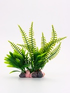 Растение искусственное аквариумное, на подставке под камень, 17×14×16 см - Фото 3