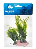 Растение искусственное аквариумное, на подставке под камень, 17×14×16 см - фото 60079052