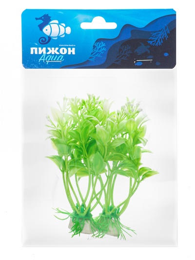 Набор растений искусственных для аквариума, 12 см, 2 шт.
