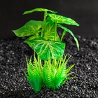 Растение искусственное аквариумное, 11.5×11.5×14.5 см - Фото 2
