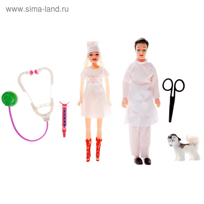 Куклы "Доктора" с набором аксессуаров - Фото 1
