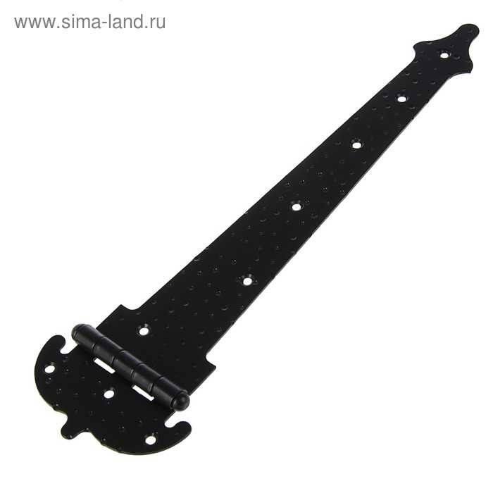 Петля стрела фигурная, ПС-350-S, цвет черный матовый - Фото 1