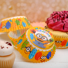 Набор для выпекания кексов "С днем рождения" Миньон с шариками, Гадкий Я (набор 24 фор.) - Фото 3