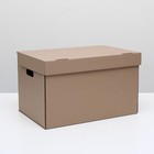 Коробка для хранения, бурая, 48 х 32,5 х 29,5 см - фото 8832359