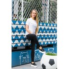 Футболка женская удлиненная MINAKU, "#Яжговорила", размер 46, цвет белый - Фото 4