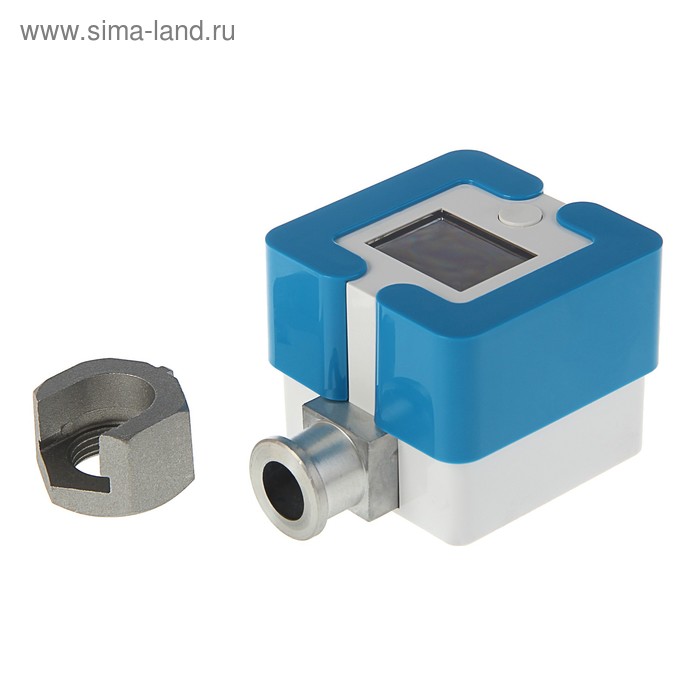 Счетчик газа "ЭЛЕХАНТ" СГБ-1.8, G 1/2", цвет голубой - Фото 1