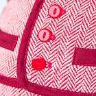 Мягкая игрушка «Басик», в красном пиджаке и брюках в ёлочку, 25 см - Фото 3