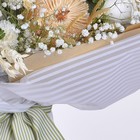 Пленка для цветов "Полосы", белая, 60 см х 5 м - Фото 5
