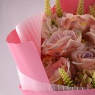 Пленка для цветов "Пастель", кремовая, 60 см х 5 м - Фото 2