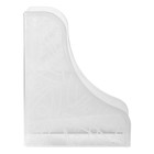 Лоток для бумаг вертикальный Стамм, пластиковый, ширина 118 мм, с рисунком, прозрачный - Фото 2