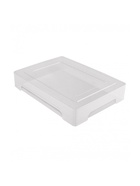 Контейнер для документов Стамм А4, 245×330×63 мм, пластик, прозрачный, прочный, вместительный 3690964