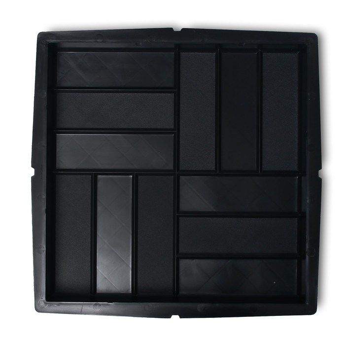 Форма для тротуарной плитки, 50×50×5.6 см, Ф3008-М, «Плита. 12 камней», 1 шт. - Фото 1