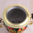 Набор посуды «Хохлома», 3 предмета: самовар 3 л, заварочный чайник 0.7 л, поднос - Фото 7